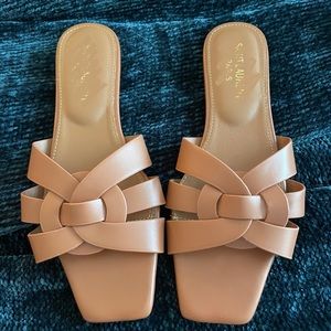 Women’s flat designer inspired sandals